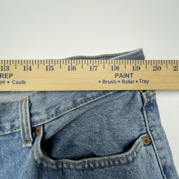 Levi's 550 Straight Leg Denim Jeans Light Wash Mens Size 40x30 - Picture 7 of 14